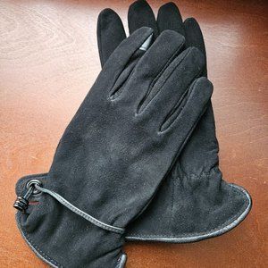 Womens Leather Winter Gloves Touchscreen Deerskin Suede XL NWT